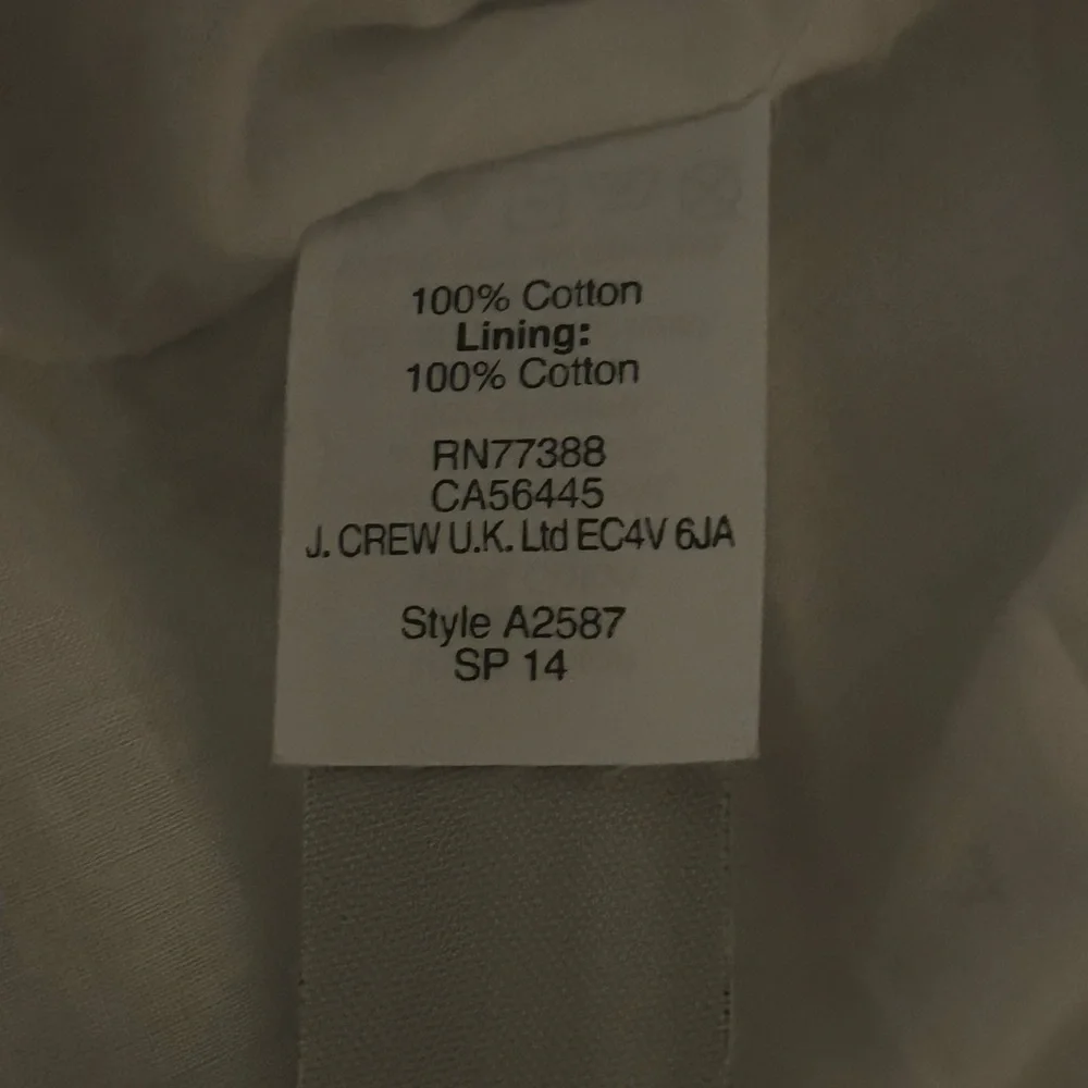 J. Crew Sear Sucker and Eyelet Shift Dress, Size 2 Preppy Nautical Cottagecore